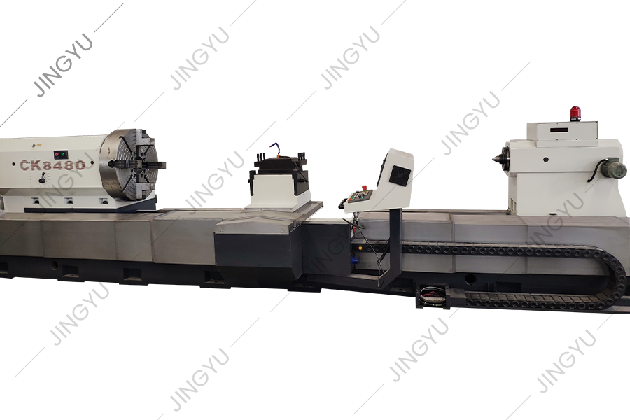 Kraftig CNC -rulle, der drejer drejebænken