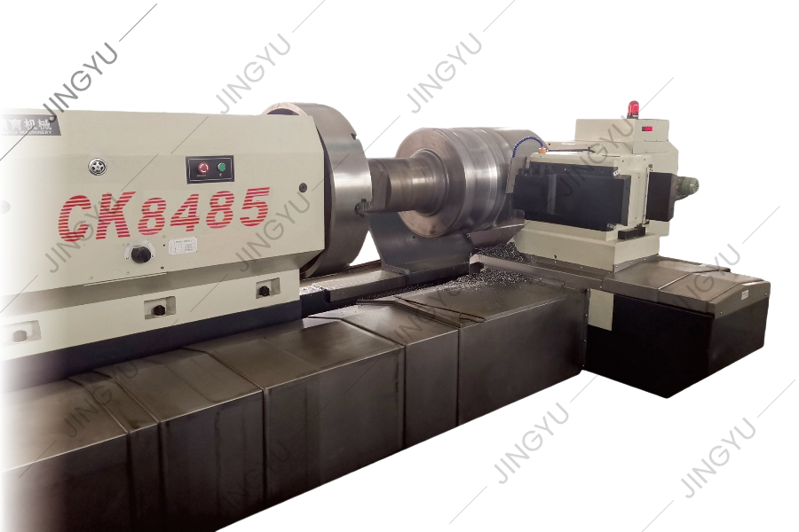 Kraftig CNC -rulle, der drejer drejebænken